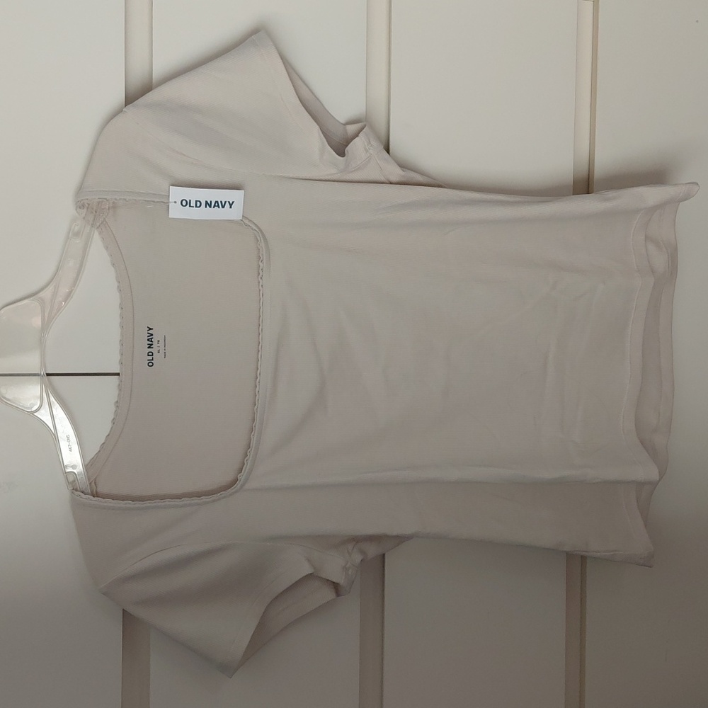 Square Neck Ribbed Top - Picture 4 of 6